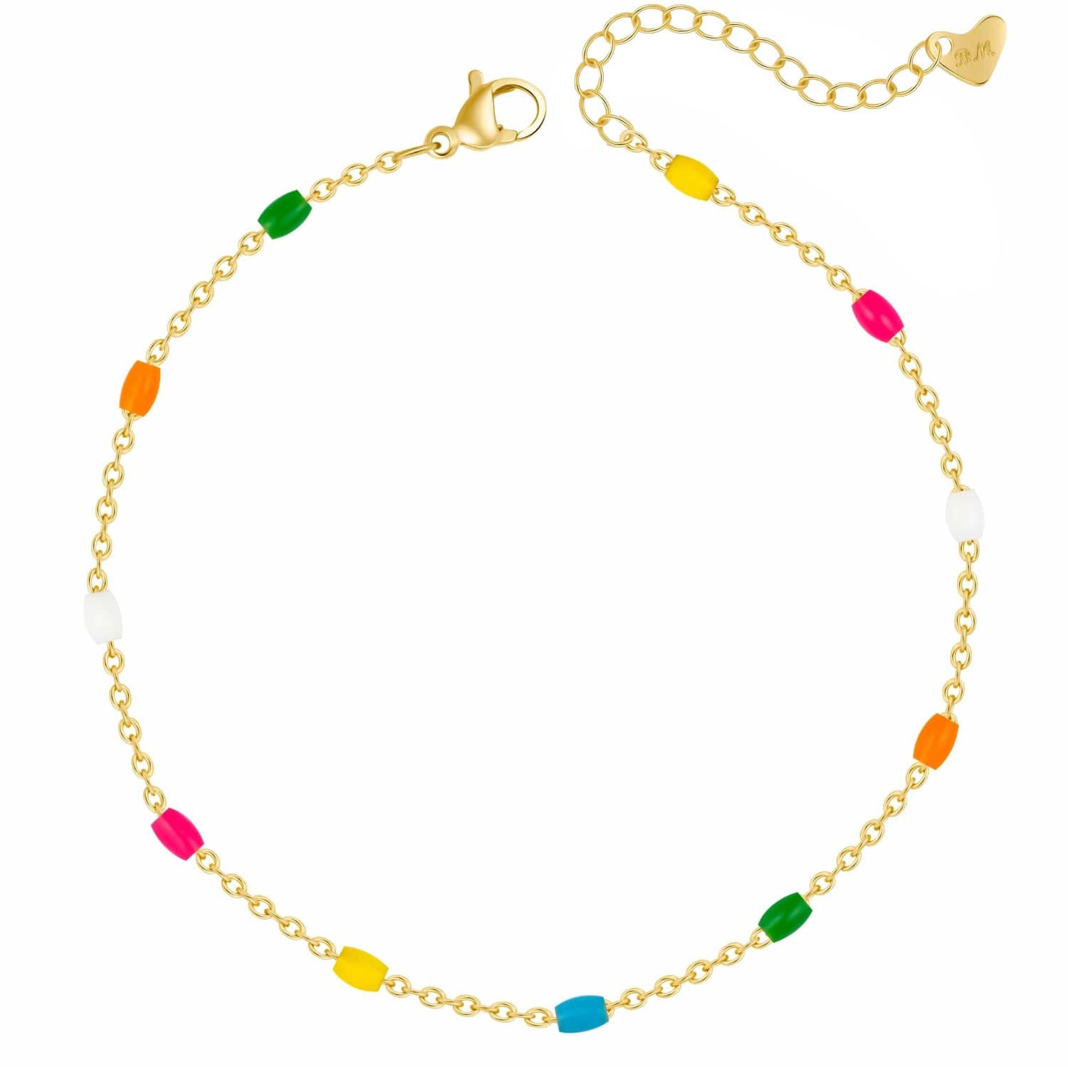 Bohomoon Stainless Steel Lehua Anklet
