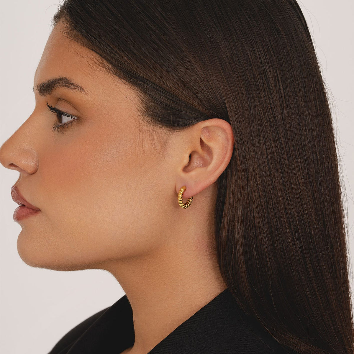 Bohomoon Stainless Steel Liberty Hoop Earrings