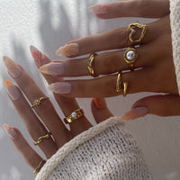 Bohomoon Stainless Steel Lisbon Sun Ring