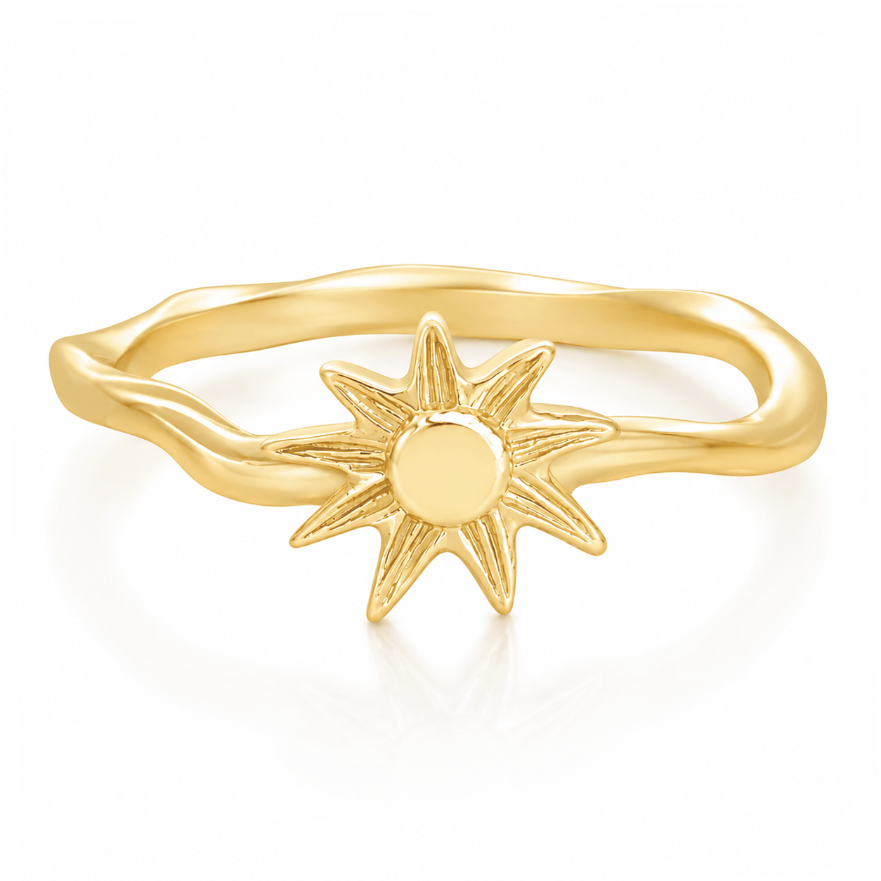 Bohomoon Stainless Steel Lisbon Sun Ring