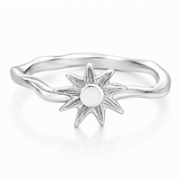 Bohomoon Stainless Steel Lisbon Sun Ring
