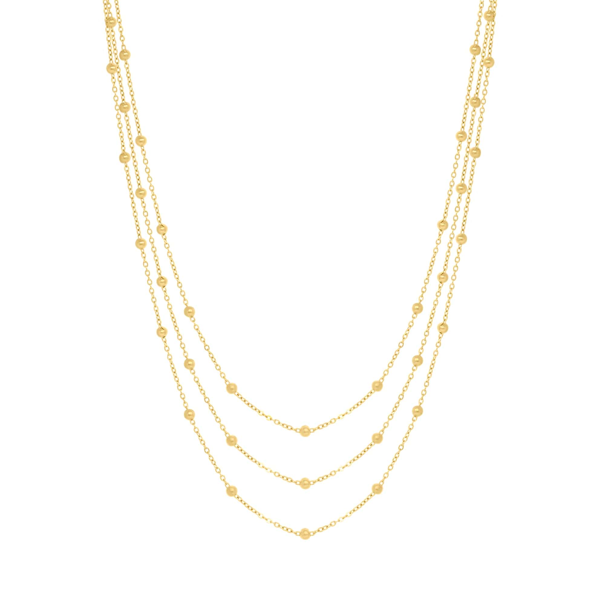 [韓国人気ジュエリー] nff gleam layer necklace BOHOMOON London Layered Necklace | Waterproof & Tarnish Free