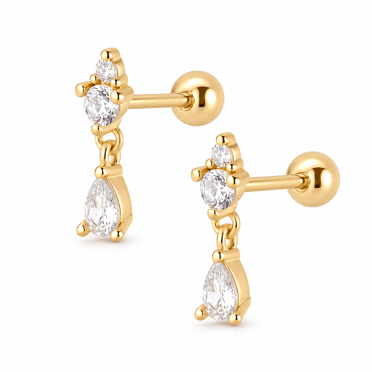 Bohomoon Stainless Steel Lorelai Stud Earrings