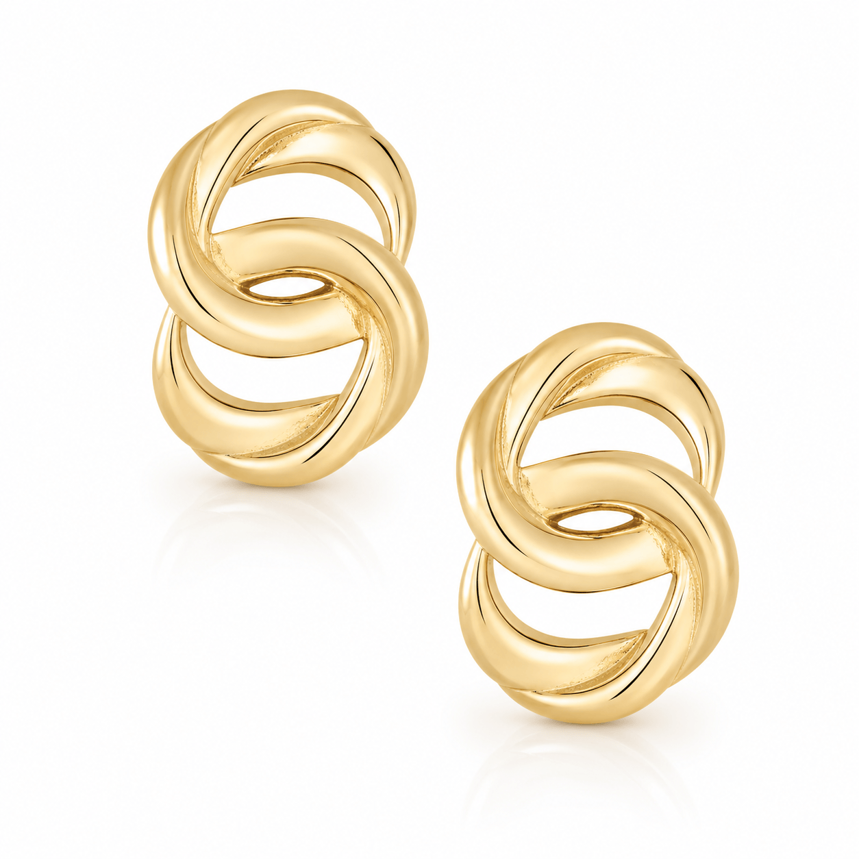Bohomoon Stainless Steel Lotus Stud Earrings
