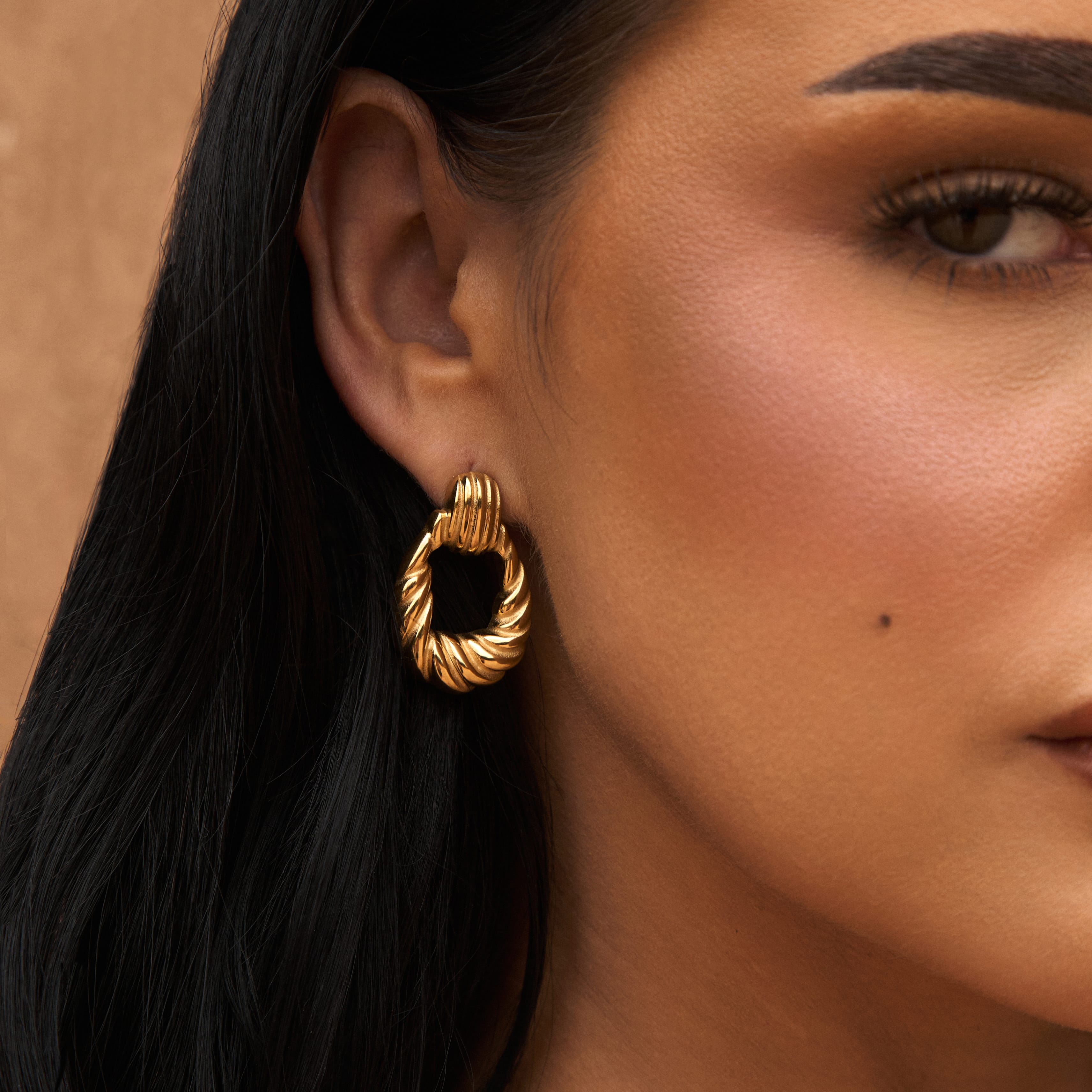Bohomoon Stainless Steel Lourdes Stud Earrings