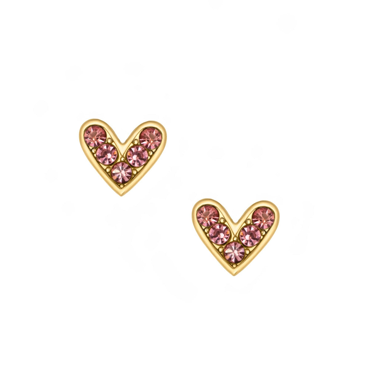 BohoMoon Stainless Steel Lust Stud Earrings Gold