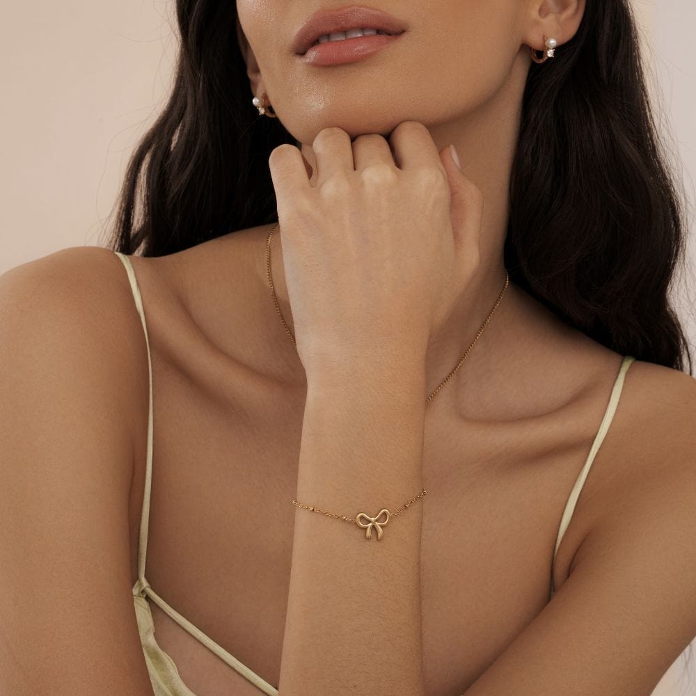 Bohomoon Stainless Steel Lyla Bow Bracelet