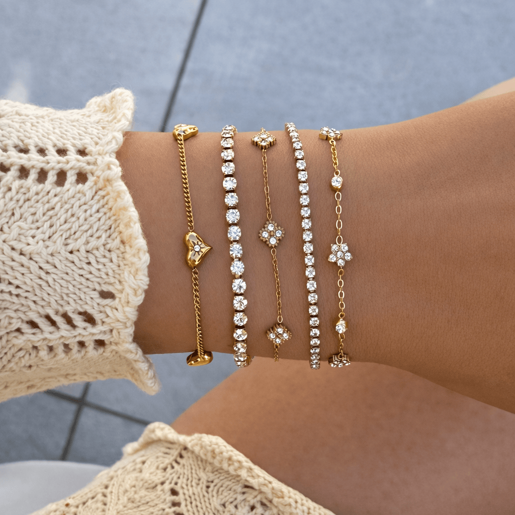 Bohomoon Stainless Steel Mademoiselle Tennis Bracelet
