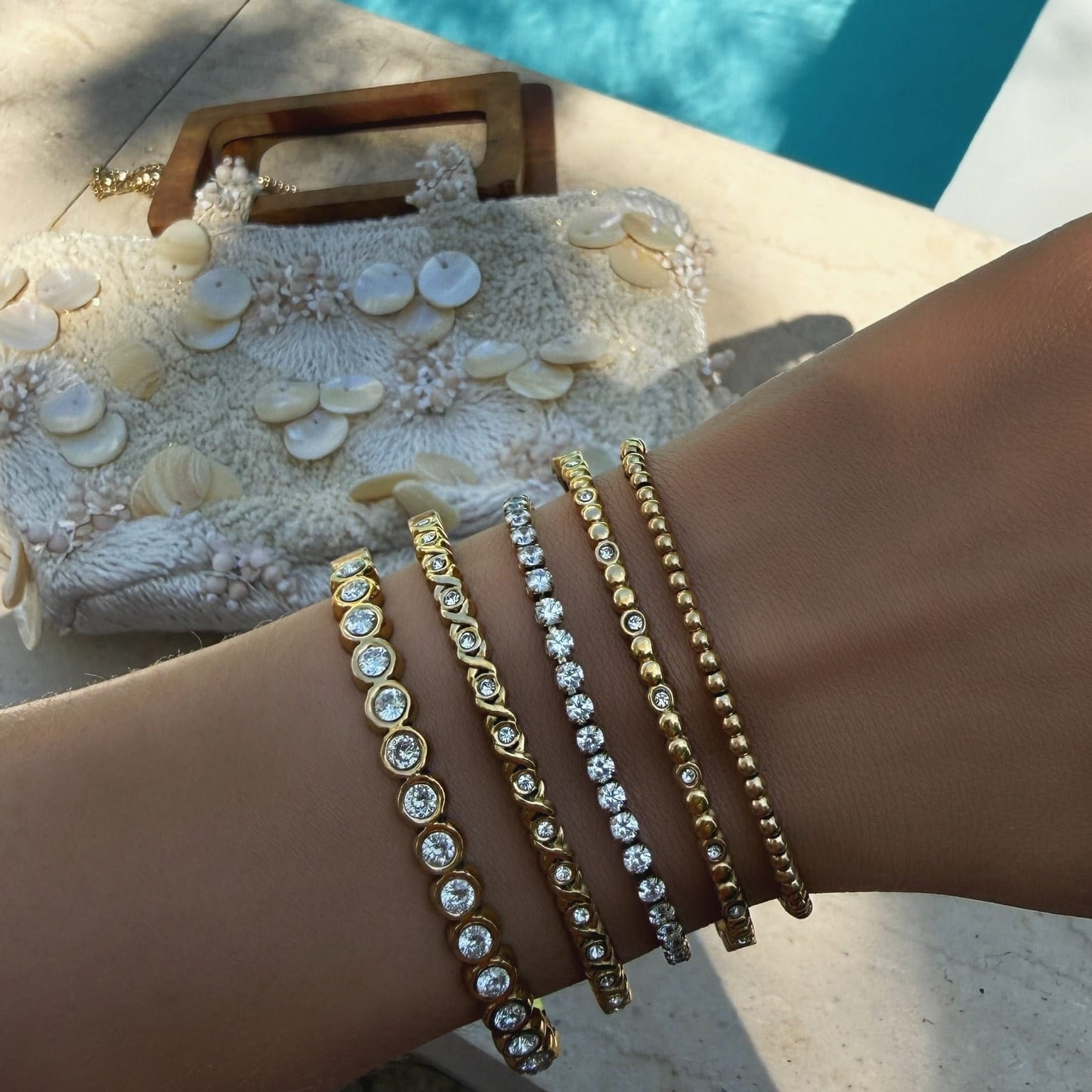 Bohomoon Stainless Steel Mademoiselle Tennis Bracelet