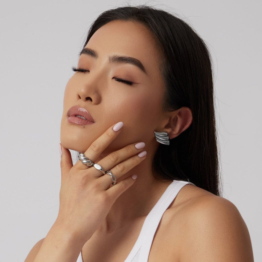 Bohomoon Stainless Steel Mai Tai Signet Ring