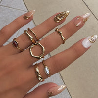 Bohomoon Stainless Steel Maple Ring