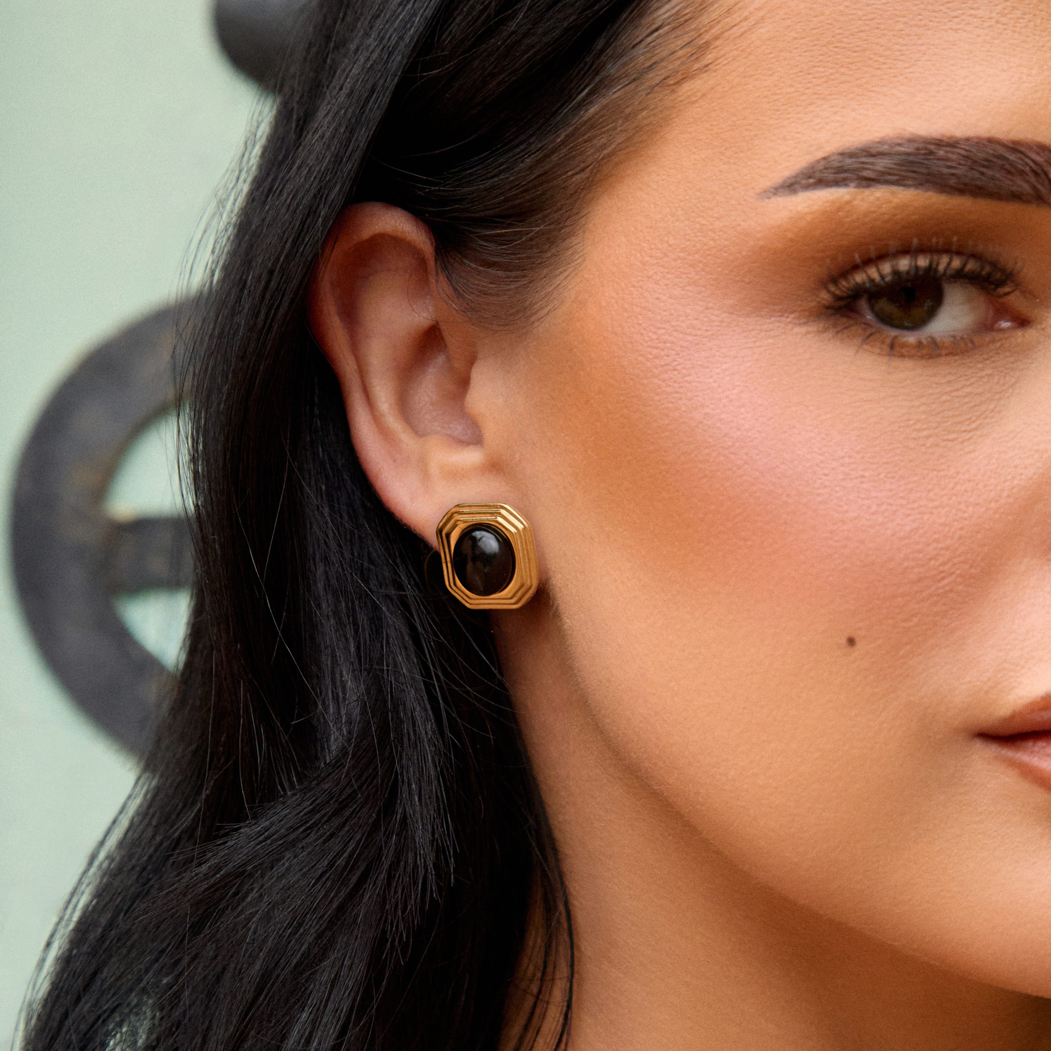 Bohomoon Stainless Steel Margot Stud Earrings