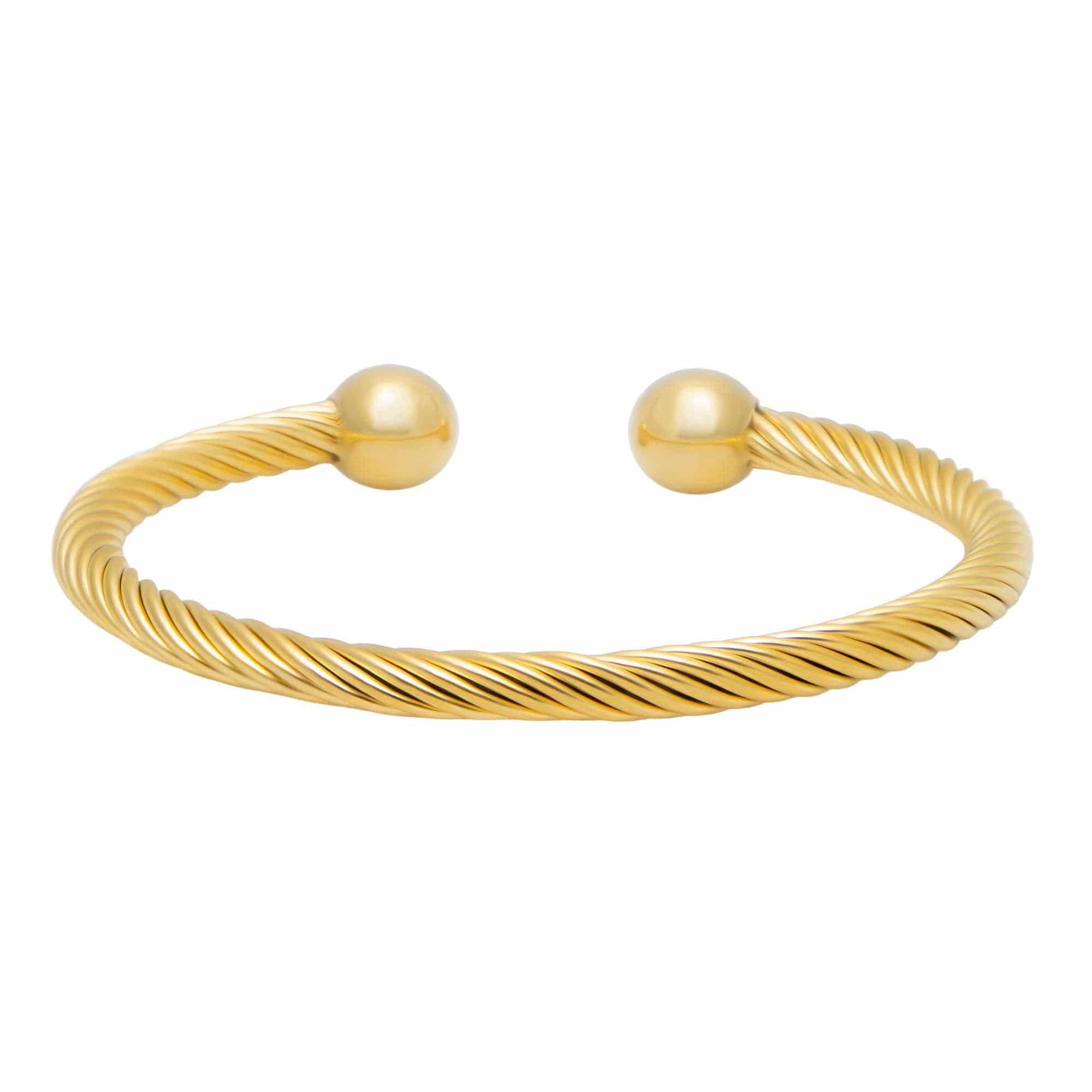 BohoMoon Stainless Steel Mariana Cuff Bracelet Gold