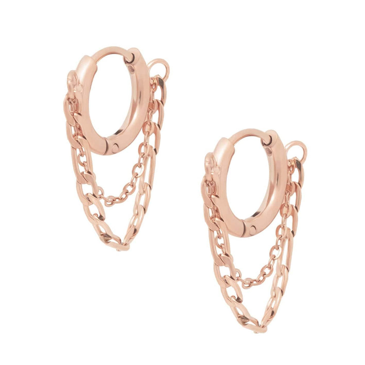 Bohomoon Stainless Steel Megan Hoop Earrings