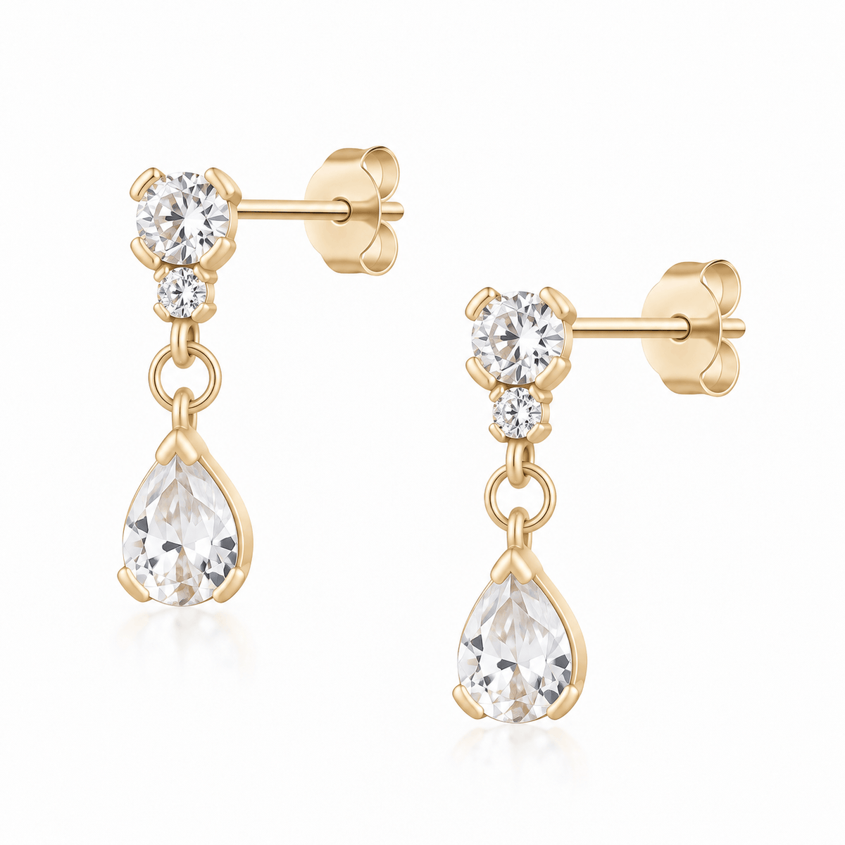 Bohomoon Stainless Steel Mica Stud Earrings