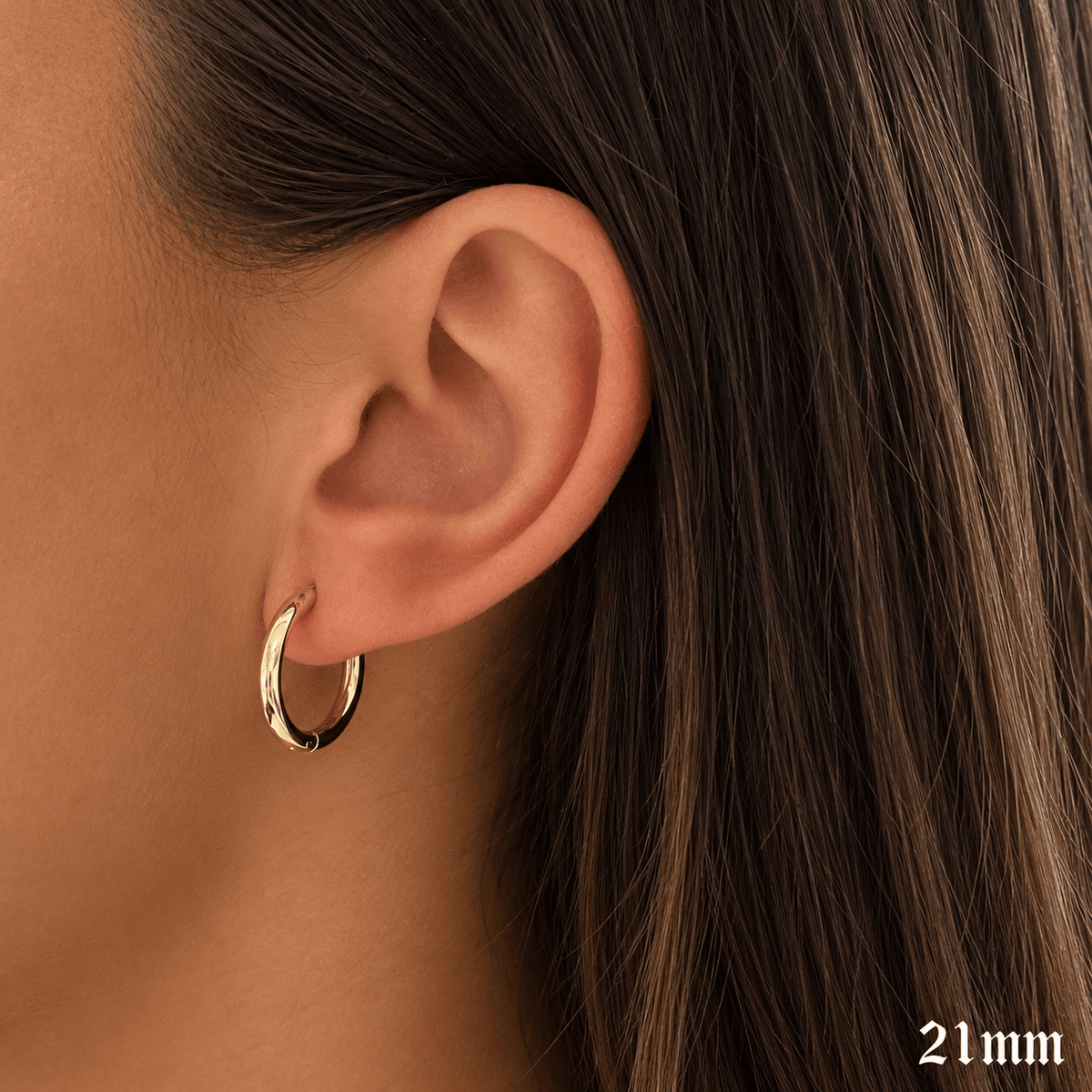 Bohomoon Stainless Steel Milla Hoop Earrings