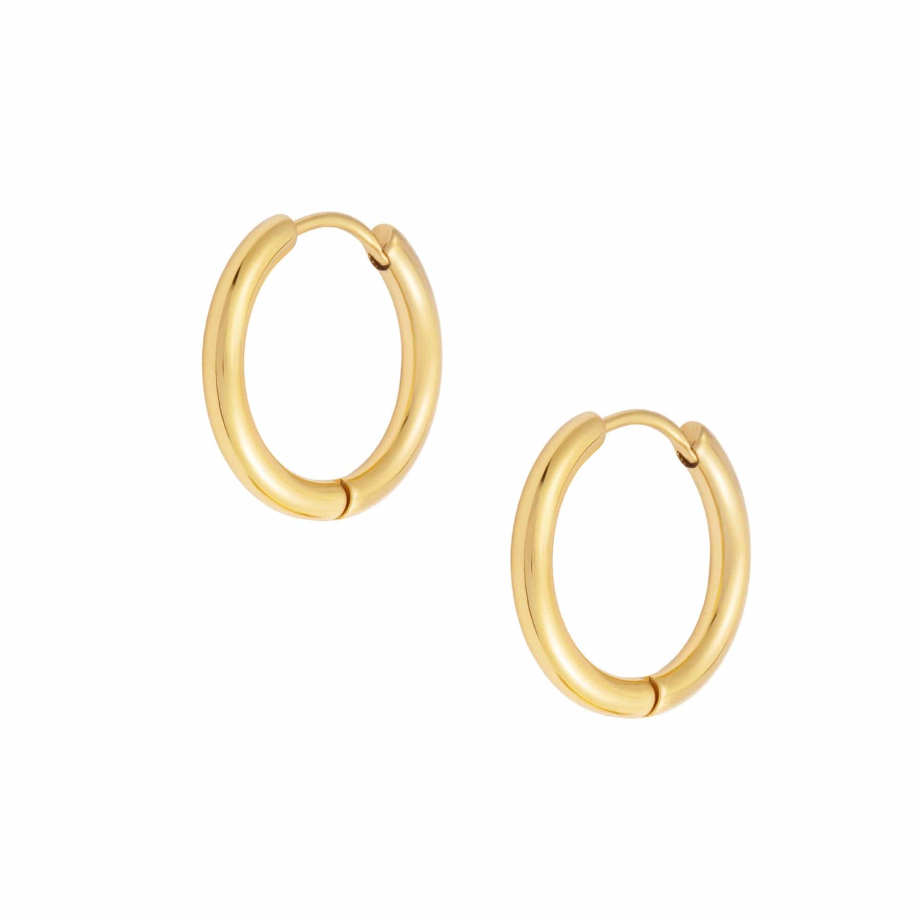BOHOMOON Stainless Steel Milla Hoop Earrings Gold / 13mm