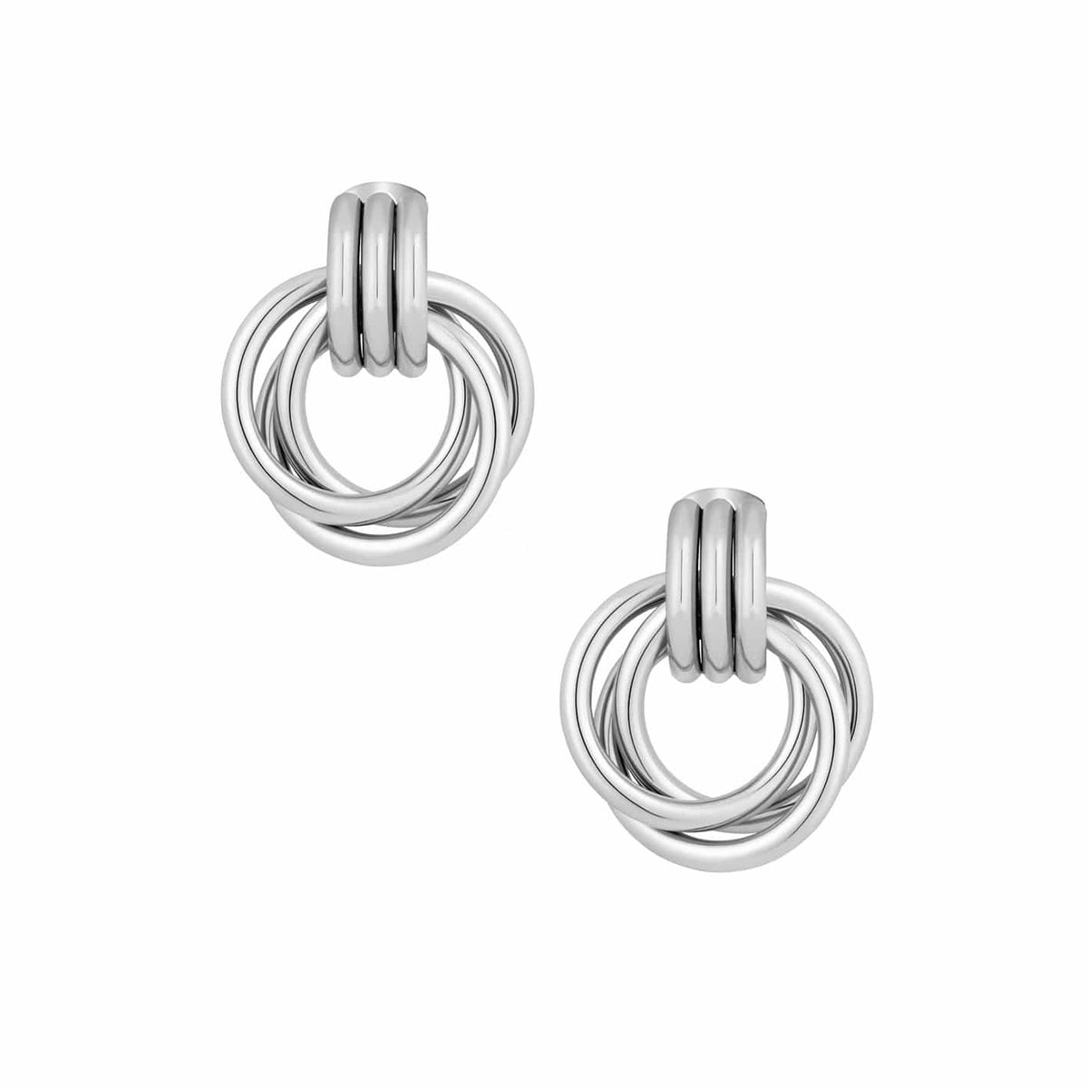 Bohomoon Stainless Steel Mini Cece Knot Stud Earrings