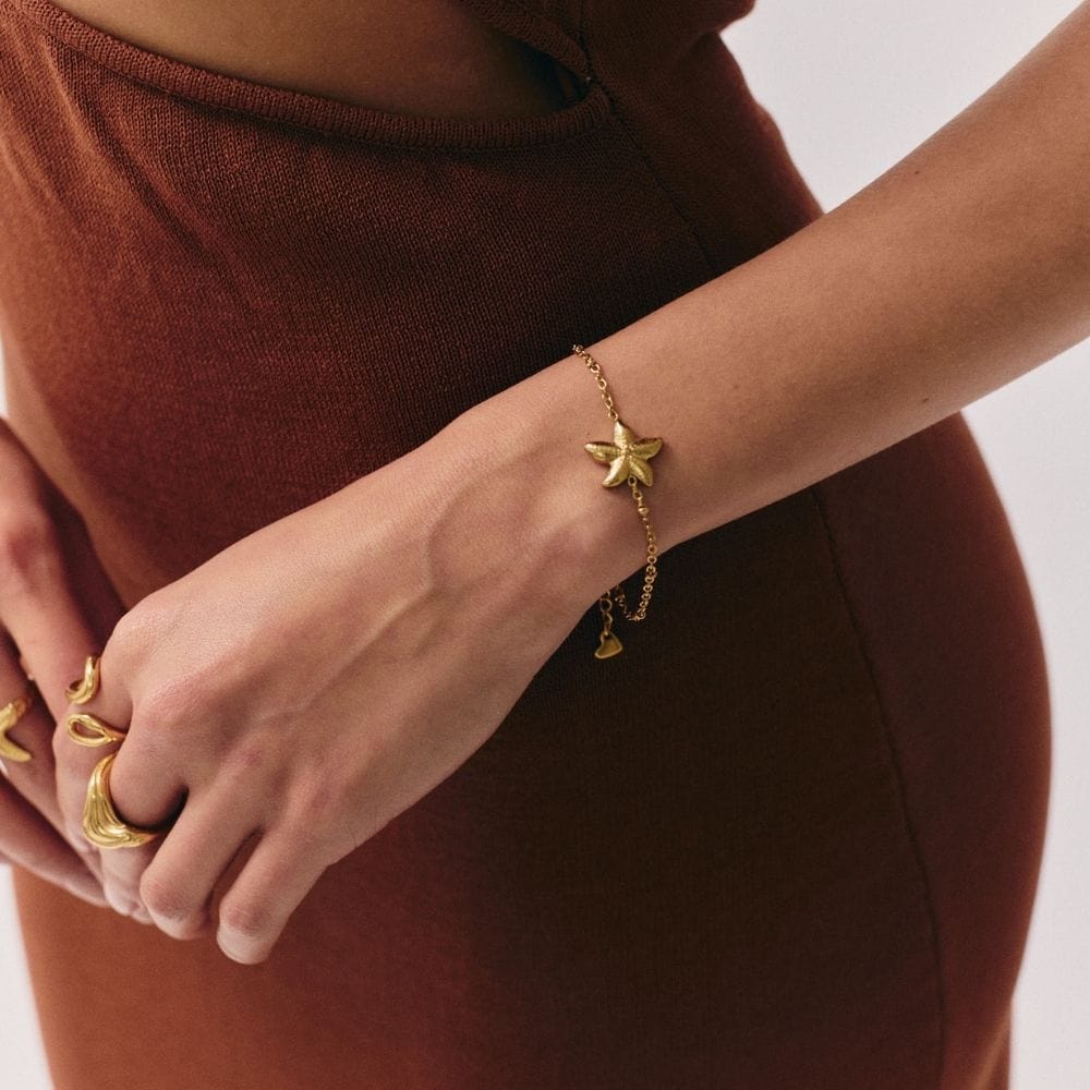 Bohomoon Stainless Steel Mini Starfish Bracelet