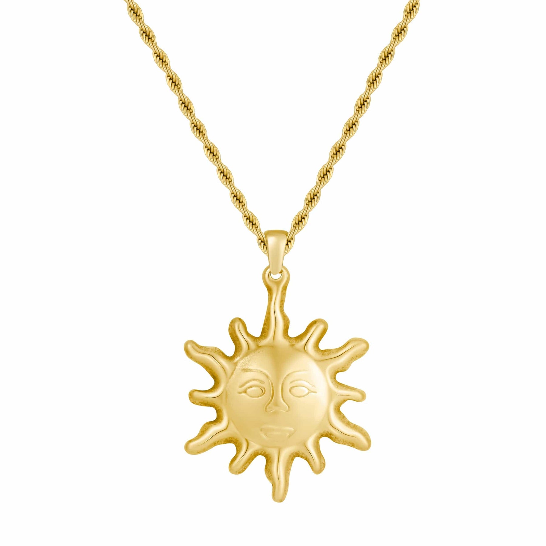 Bohomoon Stainless Steel Mirage Sun Necklace