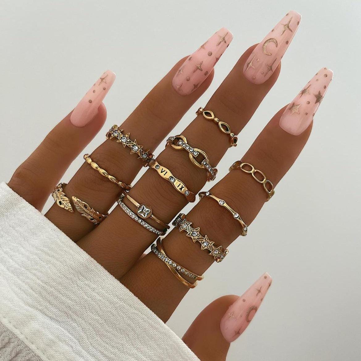 BohoMoon Stainless Steel Mist Ring