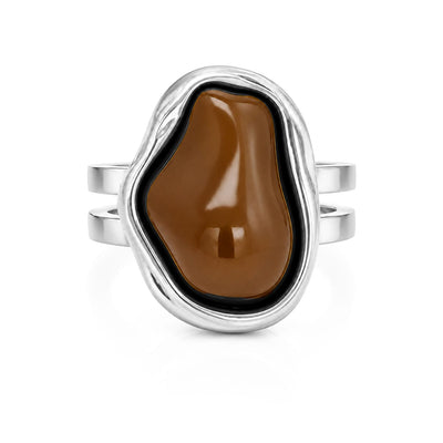 Bohomoon Stainless Steel Mocha Ring