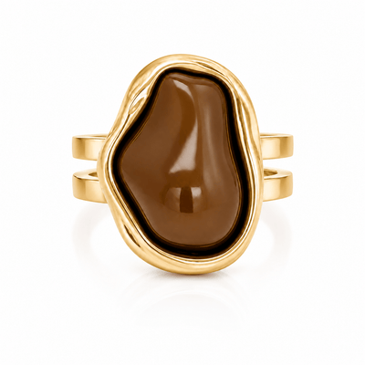 Bohomoon Stainless Steel Mocha Ring