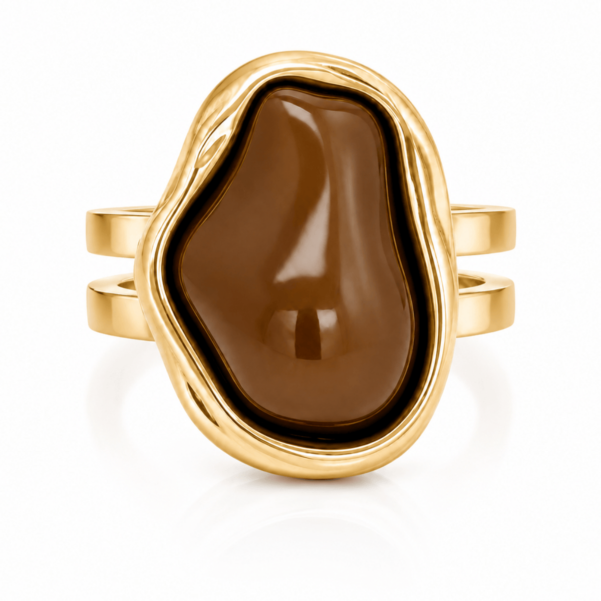 Bohomoon Stainless Steel Mocha Ring