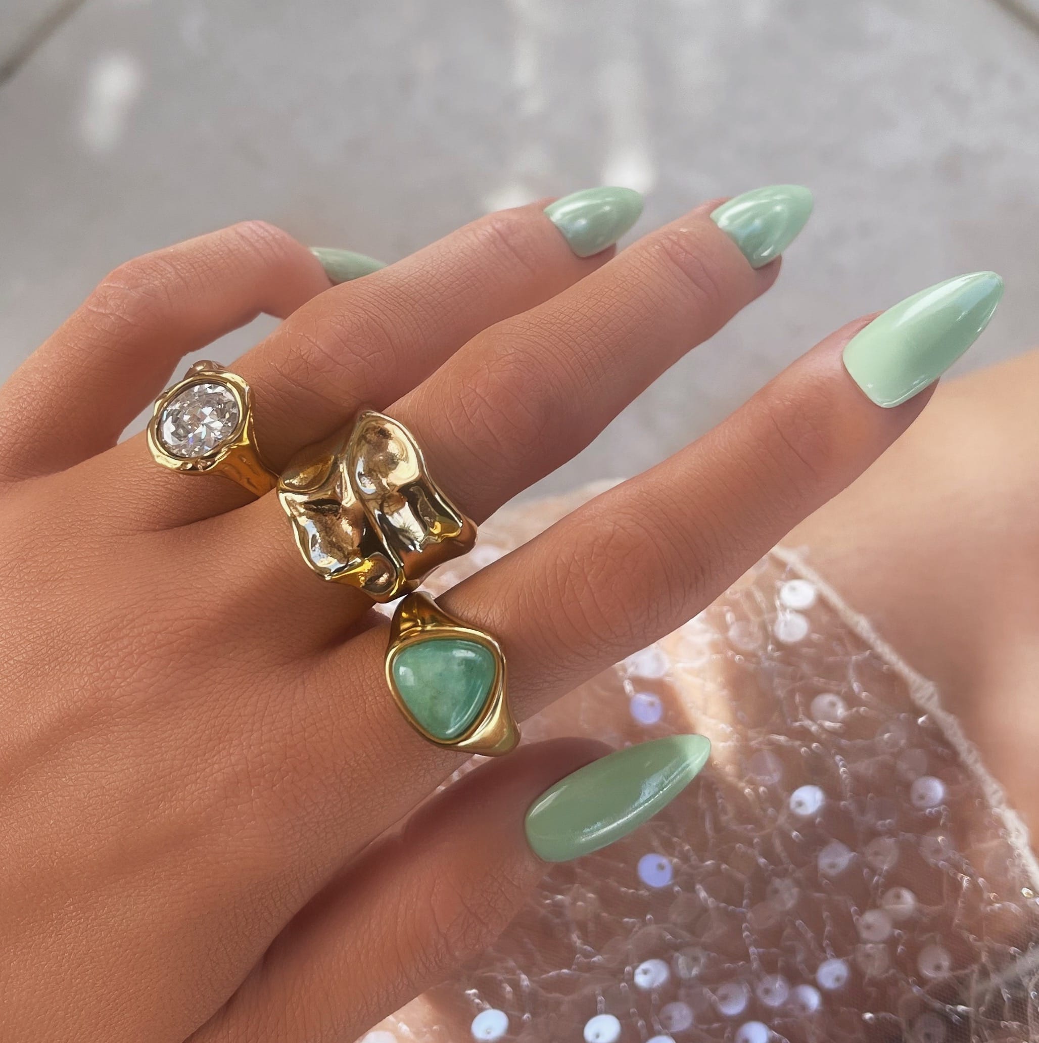 Bohomoon Stainless Steel Monaco Ring