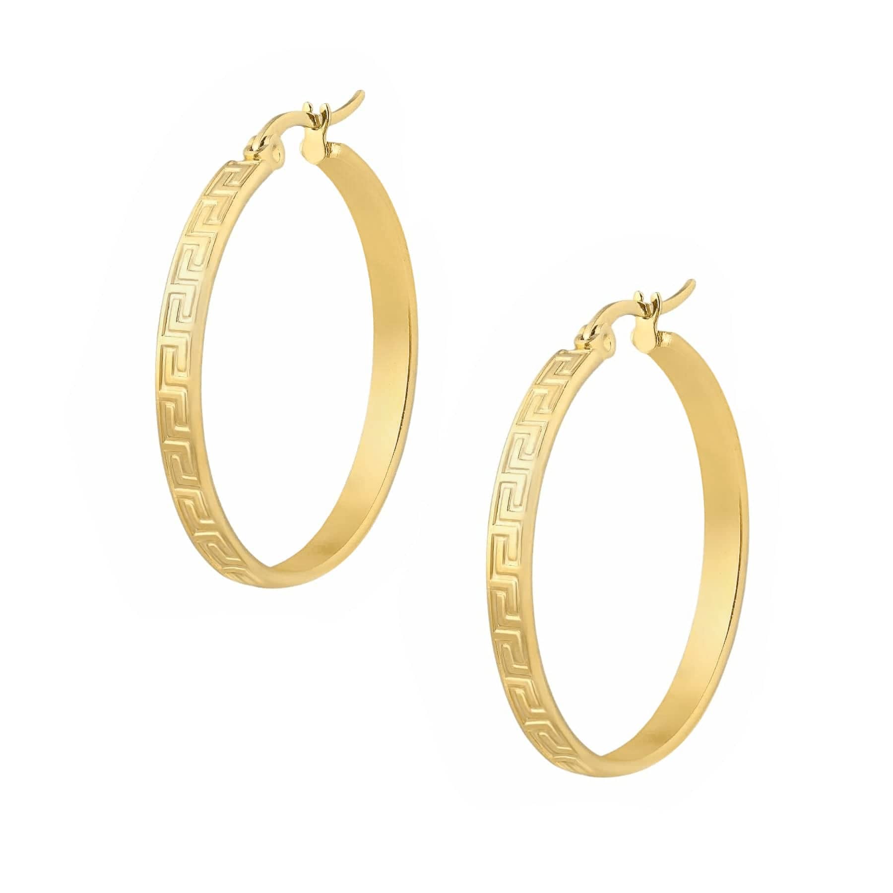 Bohomoon Morocco Hoop Earrings Sweatproof Tarnish Free
