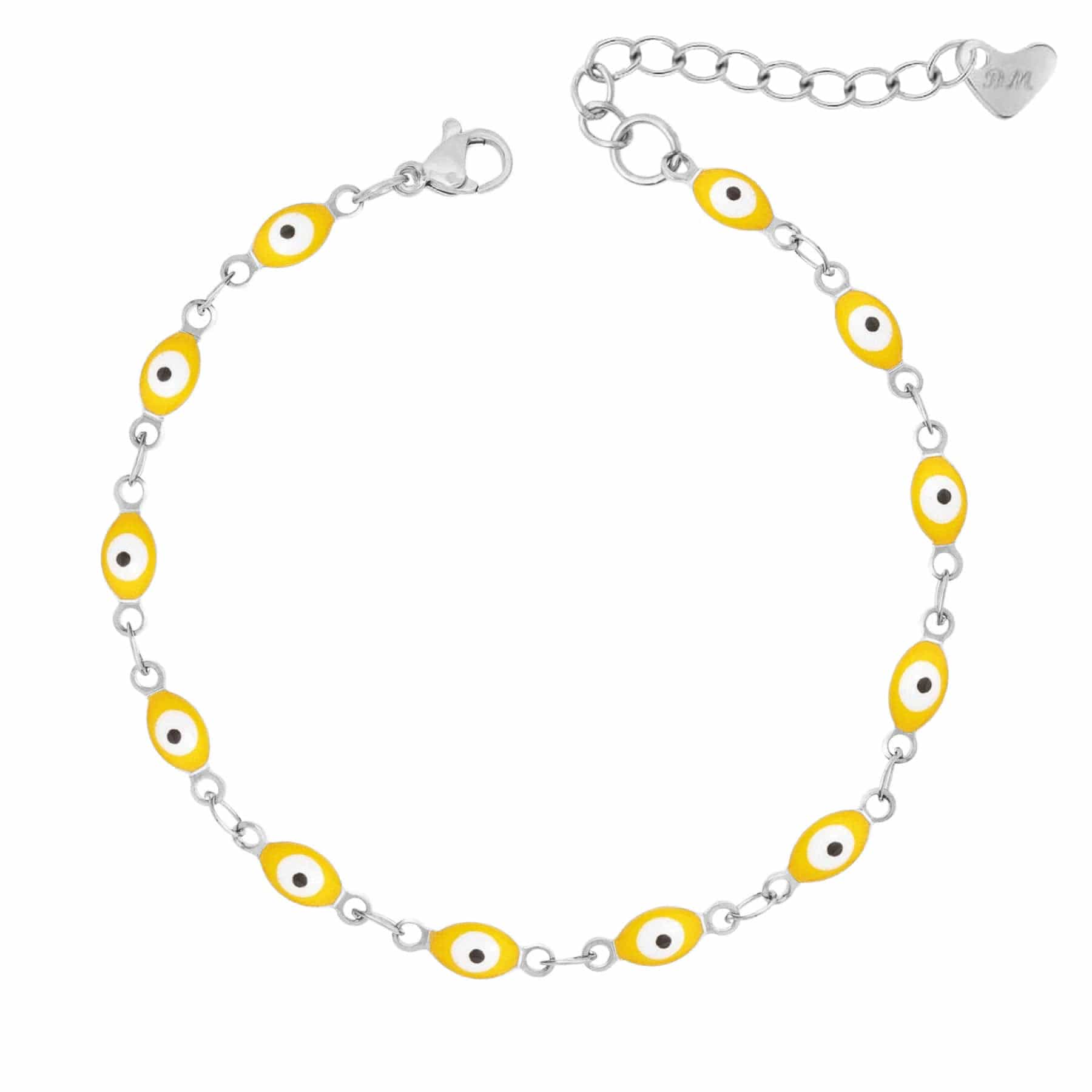 Bohomoon Stainless Steel Nazar Evil Eye Bracelet