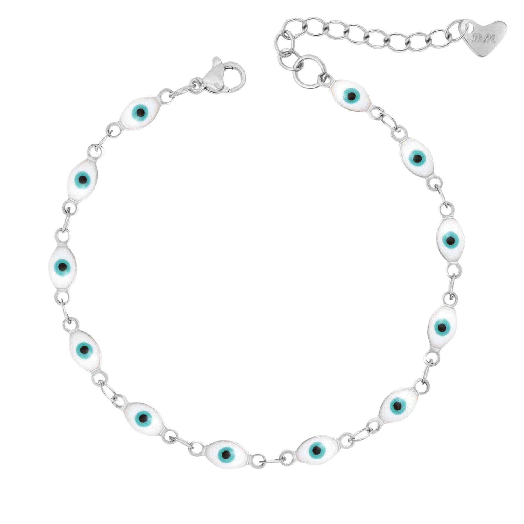 Bohomoon Stainless Steel Nazar Evil Eye Bracelet