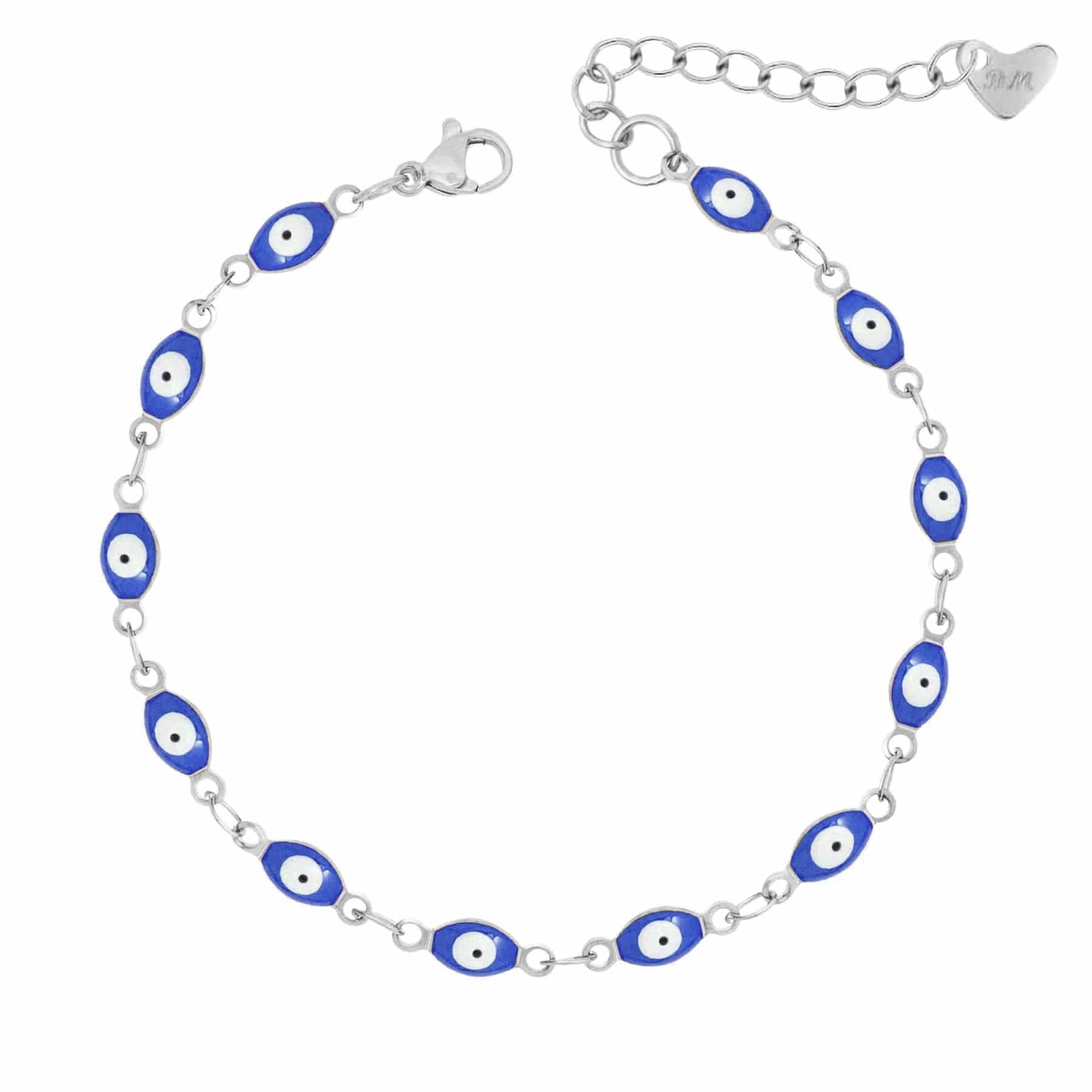 Bohomoon Stainless Steel Nazar Evil Eye Bracelet