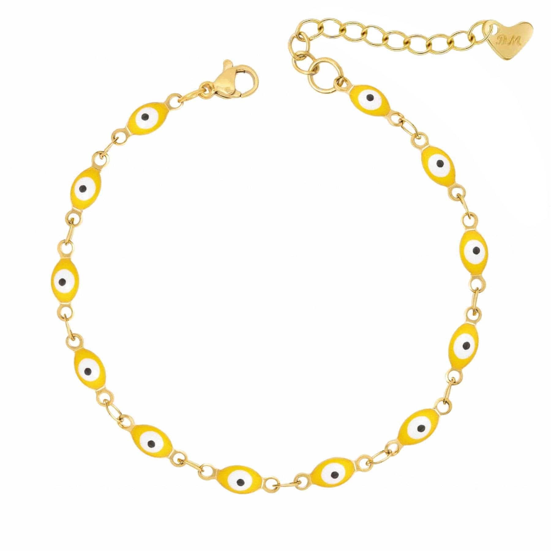 Bohomoon Stainless Steel Nazar Evil Eye Bracelet