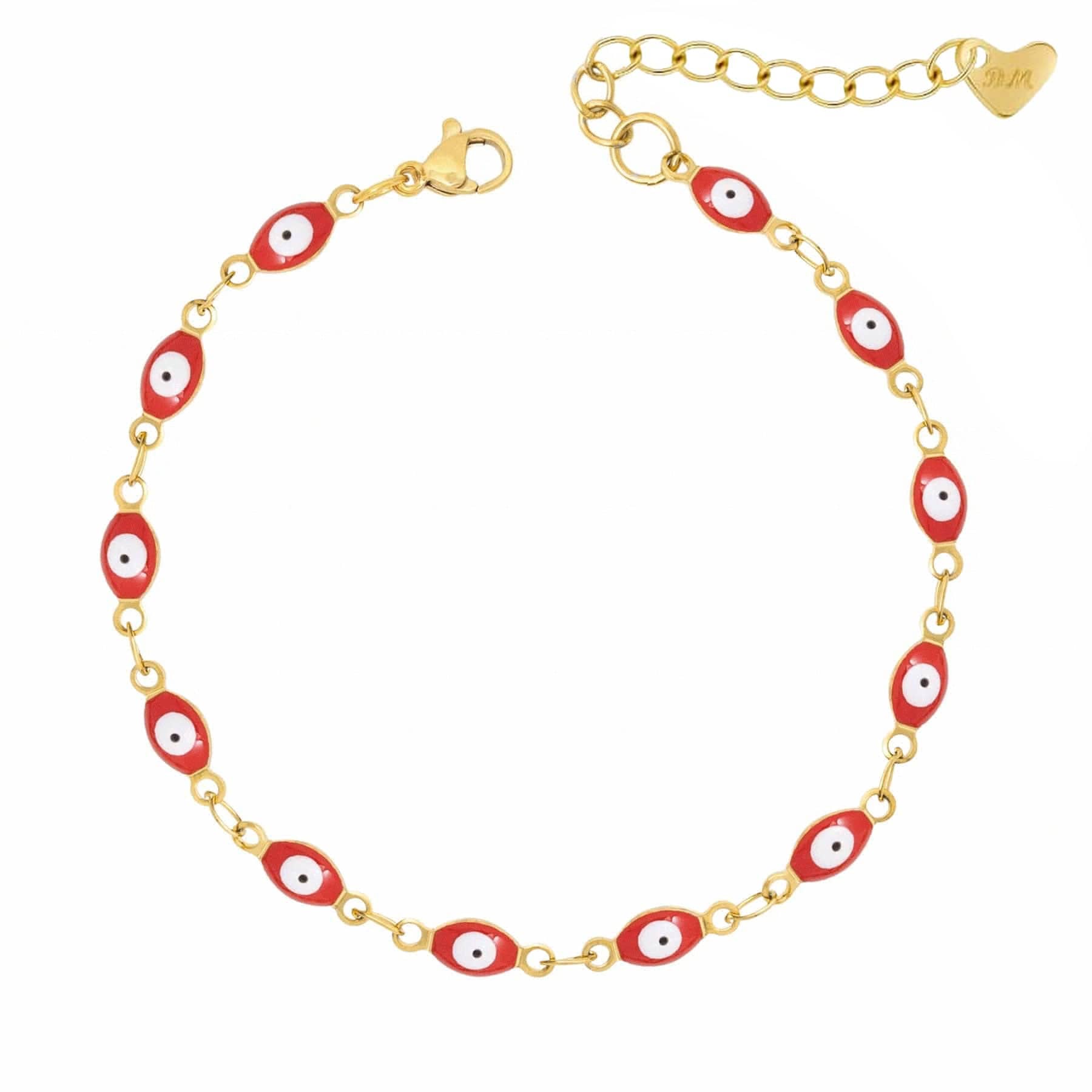 Bohomoon Stainless Steel Nazar Evil Eye Bracelet