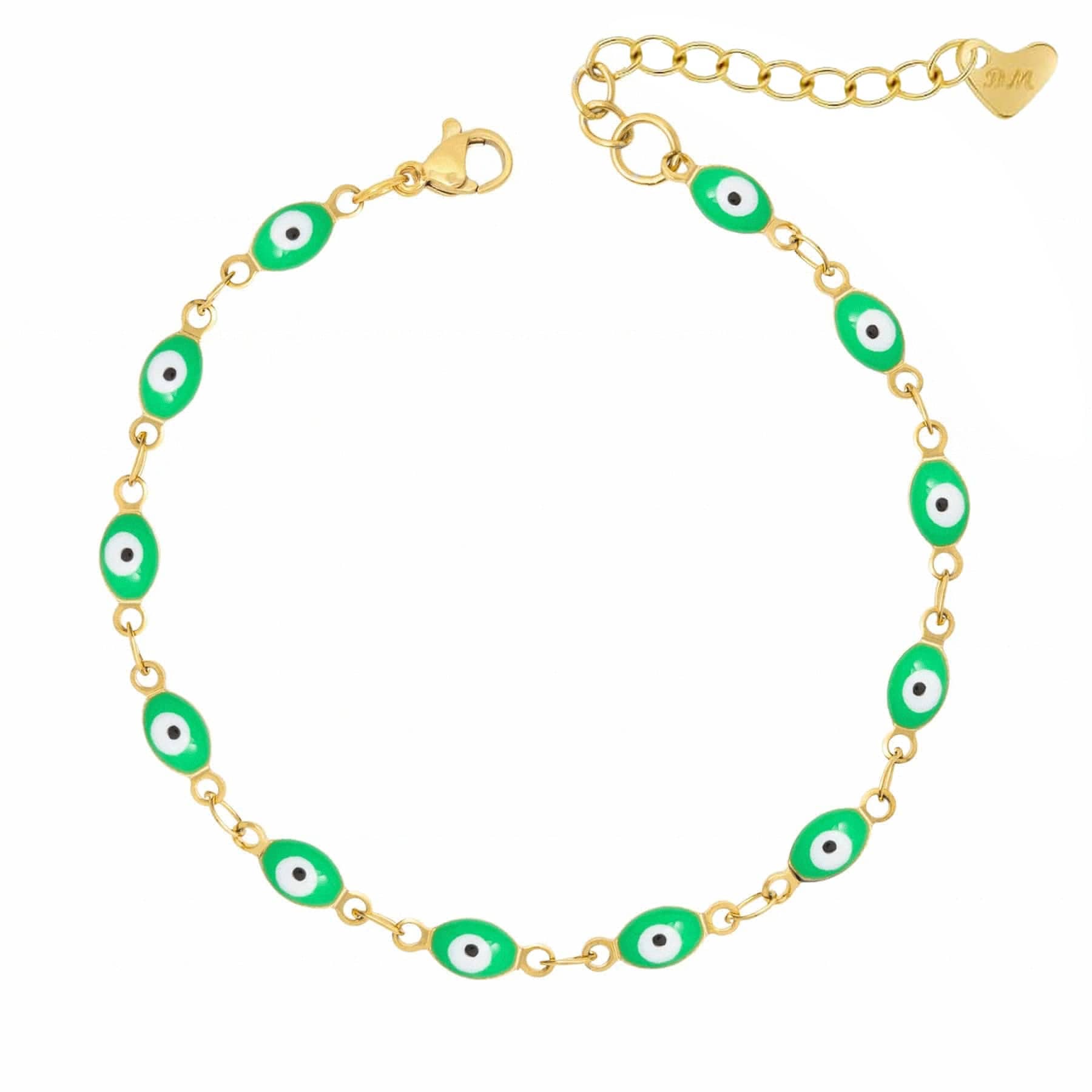 Bohomoon Stainless Steel Nazar Evil Eye Bracelet