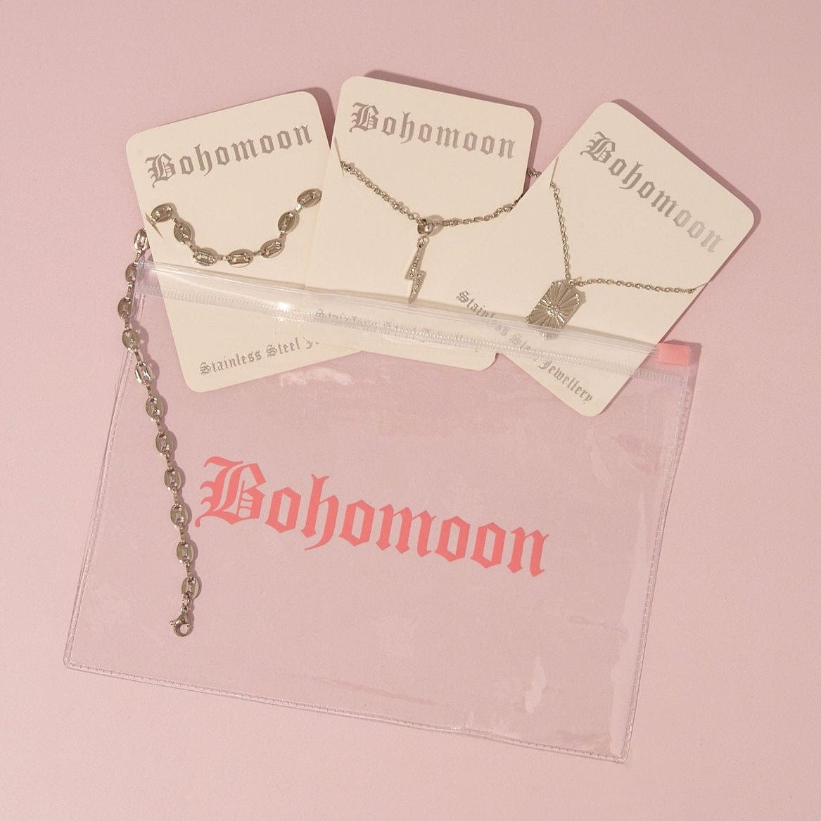 Bohomoon Stainless Steel Necklace Goodie Bag