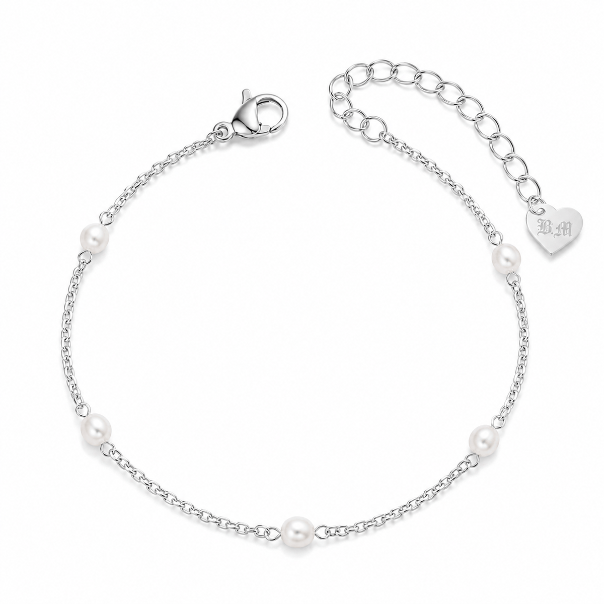Bohomoon Stainless Steel Nico Pearl Bracelet