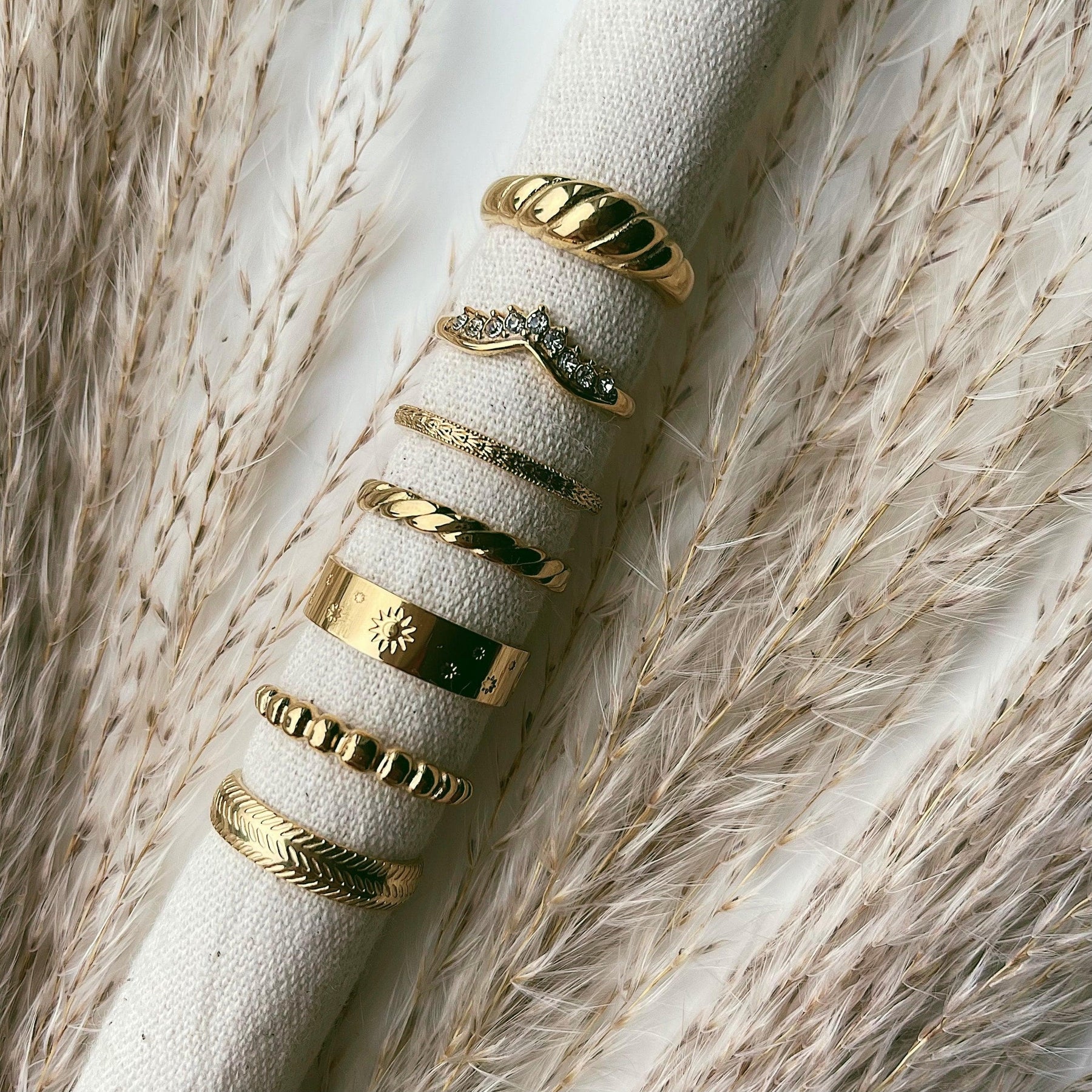 BohoMoon Stainless Steel Nightskies Ring