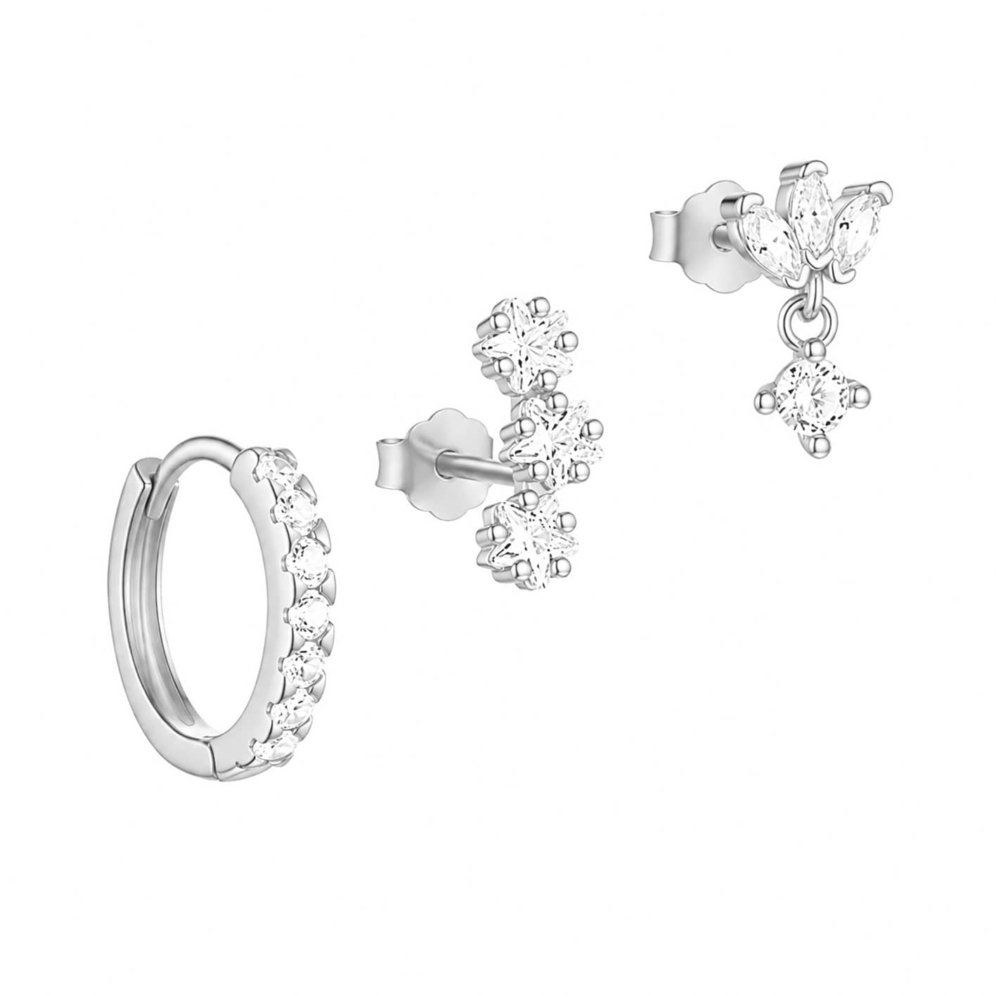 Bohomoon Stainless Steel Nova Earring Set