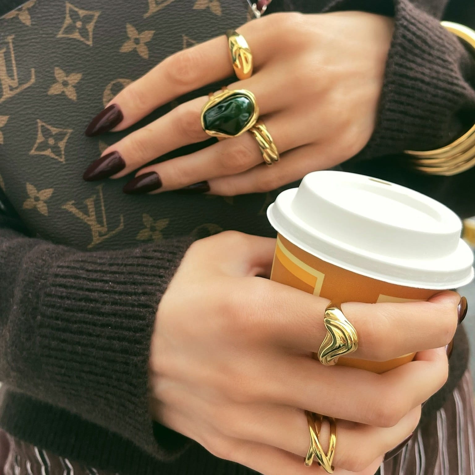 Bohomoon Stainless Steel Orielle Ring