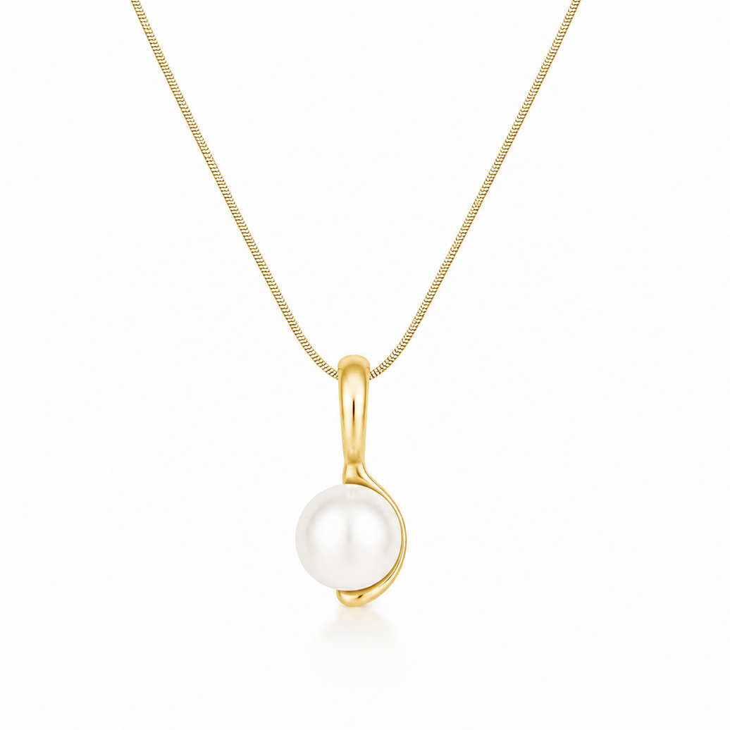 Bohomoon Stainless Steel Oscar Pearl Necklace