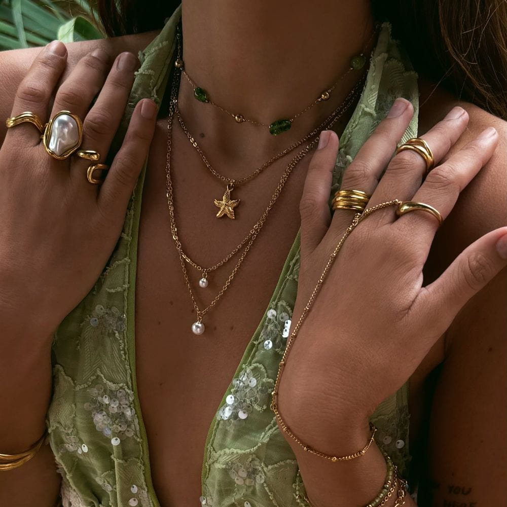 Bohomoon Stainless Steel Pacific Starfish Necklace