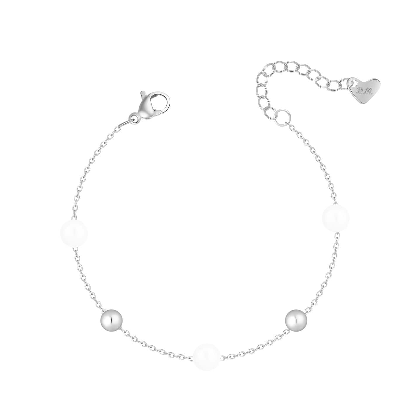 Bohomoon Stainless Steel Paradise Pearl Bracelet