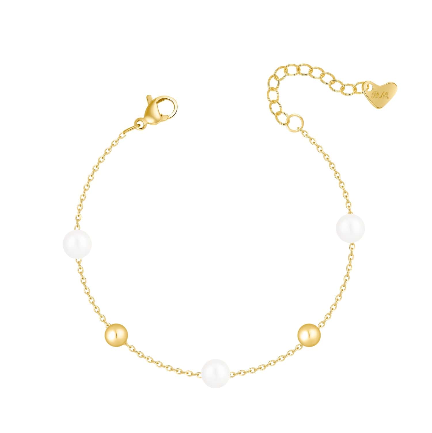 Bohomoon Stainless Steel Paradise Pearl Bracelet