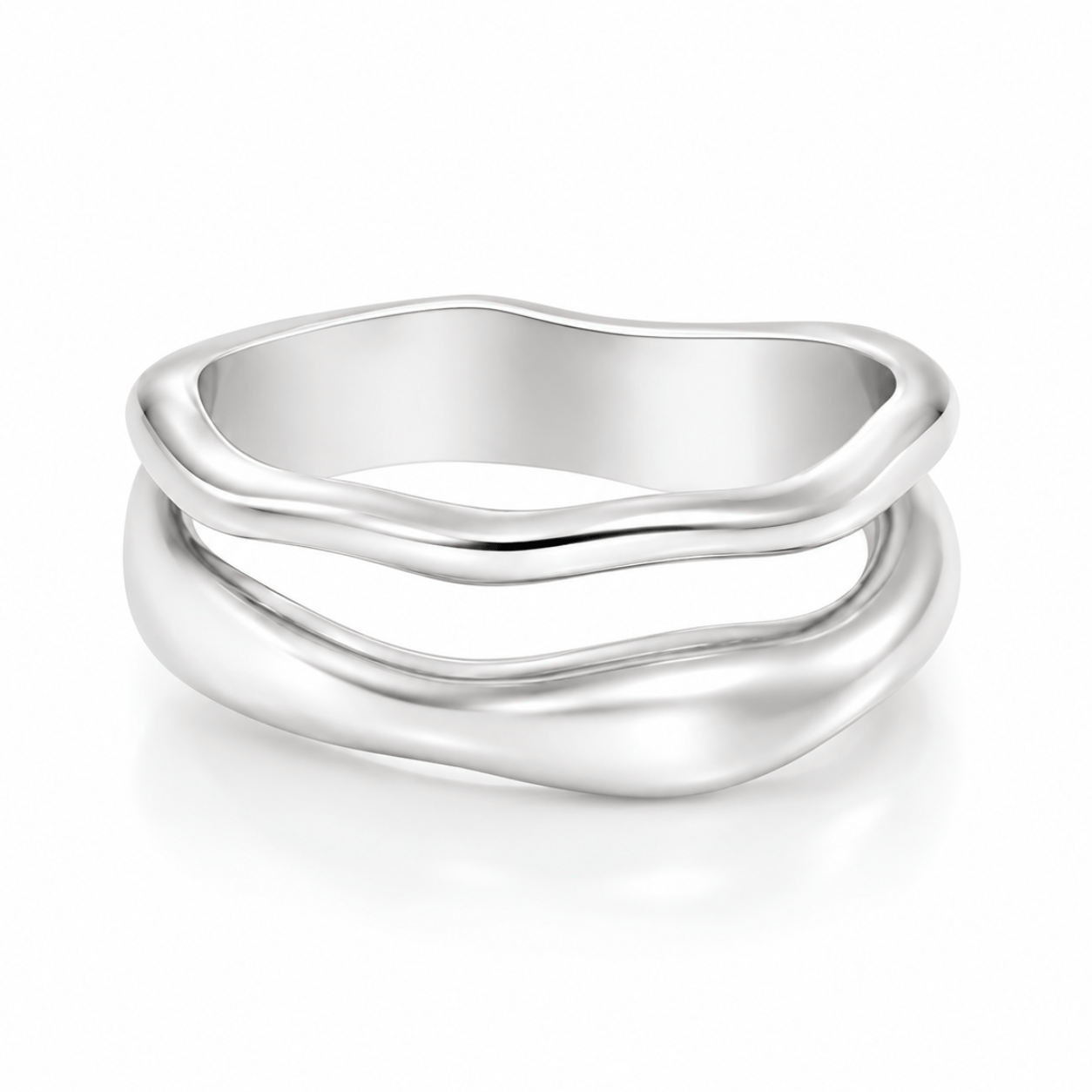 Bohomoon Stainless Steel Parallax Ring