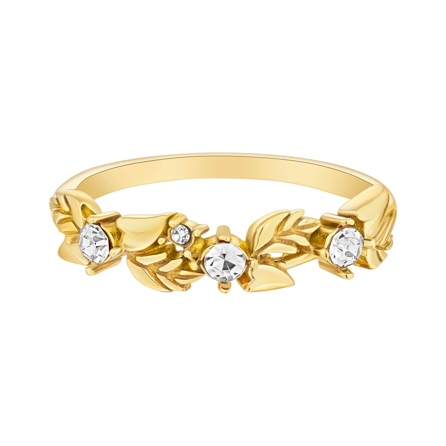 Bohomoon Stainless Steel Peony Ring