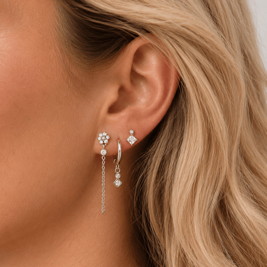Bohomoon Stainless Steel Pippa Stud Earrings
