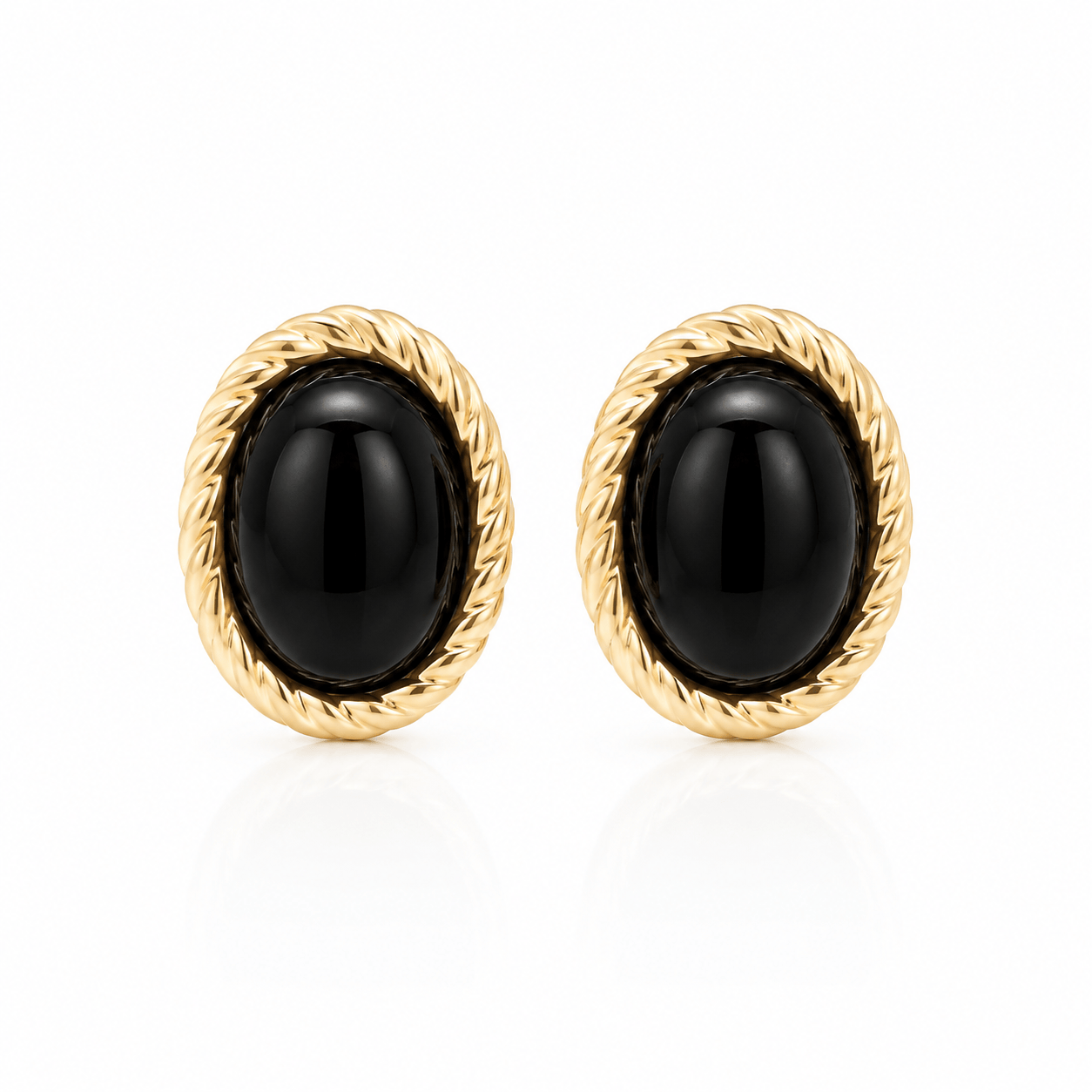 Bohomoon Stainless Steel Prism Stud Earrings