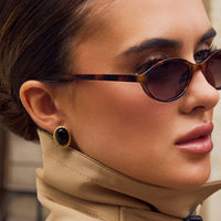 Bohomoon Stainless Steel Prism Stud Earrings
